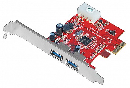 Unitek Y-7301 2 Port USB3.0 PCI Express Card