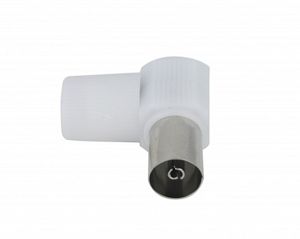 EK C95P-H Coaxial Plug Female White