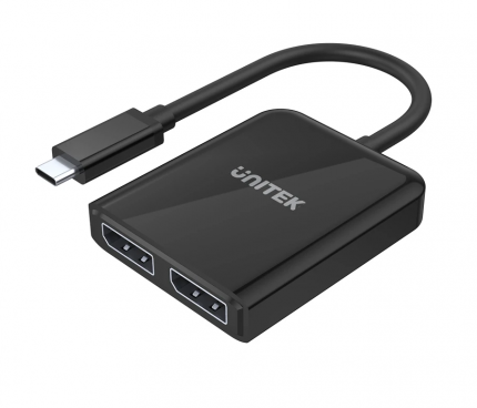 Unitek V1407A Type-C To Dual DP 8K 60Hz Adapter with MST Dual Monitor