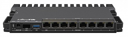 MikroTik RB HeavyDuty 8-Port PoE Gigabit Router with 1 x 2.5GbE & 1 x SFP+ 130W RB5009UPr+S+IN