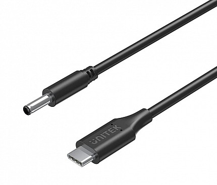 Unitek UCL USB-C to DC Cable 1.8m 65W for Dell 4.5*3.0mm C14120BK