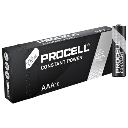 Duracell Procell Industrial AAA Batteries Box of 10pcs